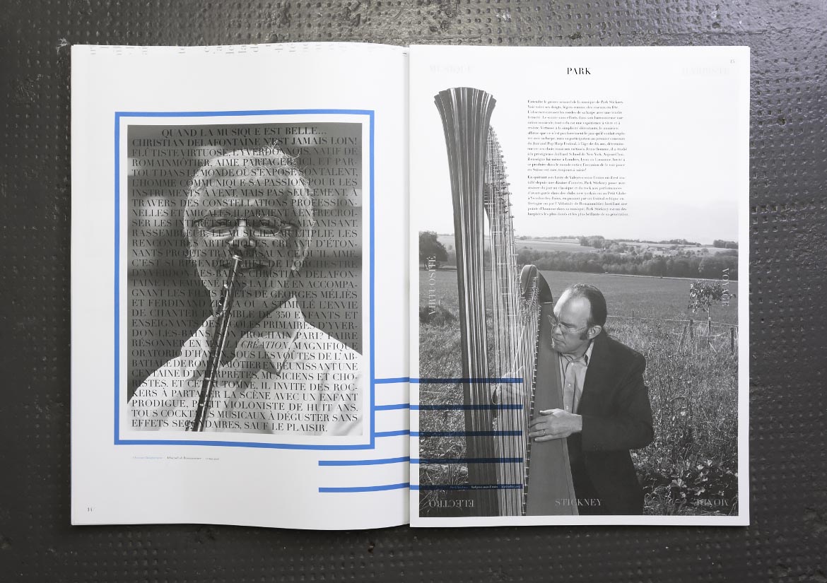 Emoi 2015 - cultural magazine, design: Thierry Schulé